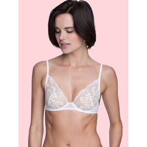 SHEERGILT Tulah Underwire Bra NWT White Large
